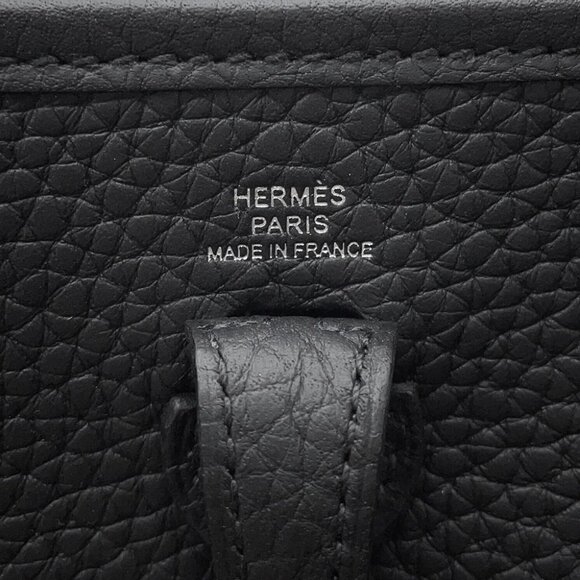 HERMES Evelyne Long Size TPM Taurillon Clemence Black - Picture 6 of 6
